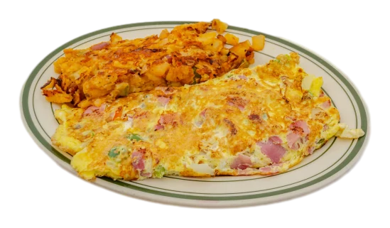 Western and Cheese Omelette Combo